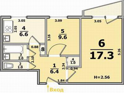 Планировки квартир в хрущевках 5 этажей 2 комнаты