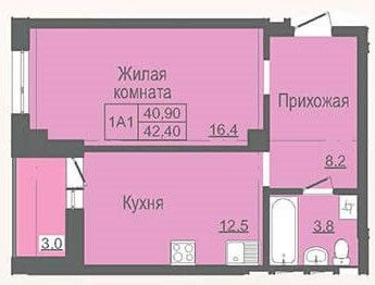 009014 * 1к.кв. Новострой Новые дома