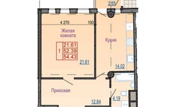 017062 * 1к.кв. Павловский квартал