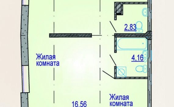 009027 * 2к.кв. ЖК Виктория